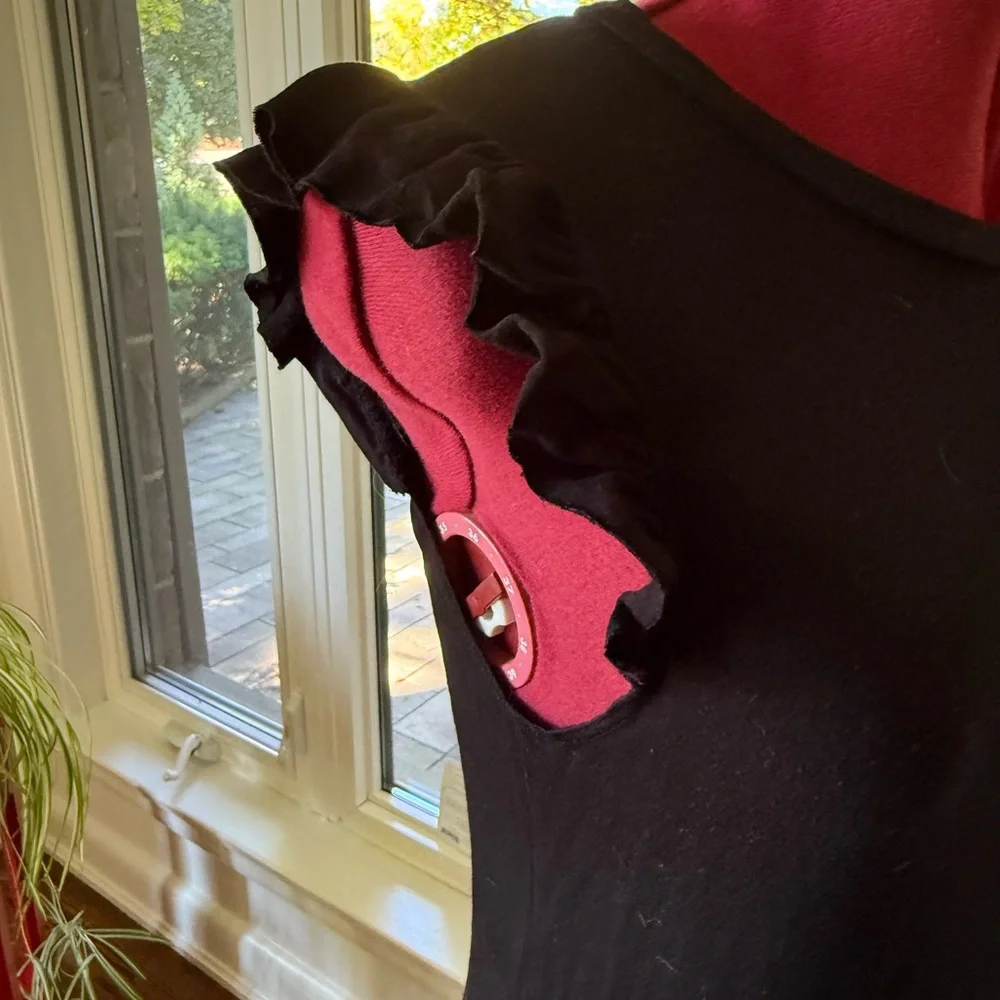 JERSEY DRESS WITH RUFFLE DETAIL - Picture 5 of 7